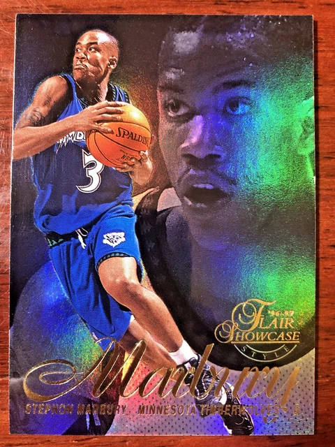 1996-97 FLAIR SHOWCASE - Stephon Marbury #11 Row 2 (RC) £1.77