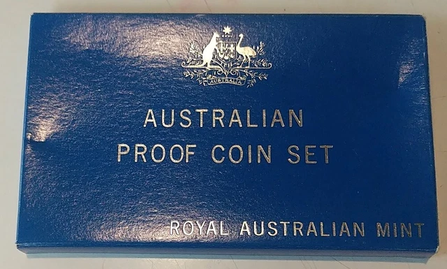 Australia 1982 Common Weslth Games Proof Commemoative Coin Set Royal Mint Set