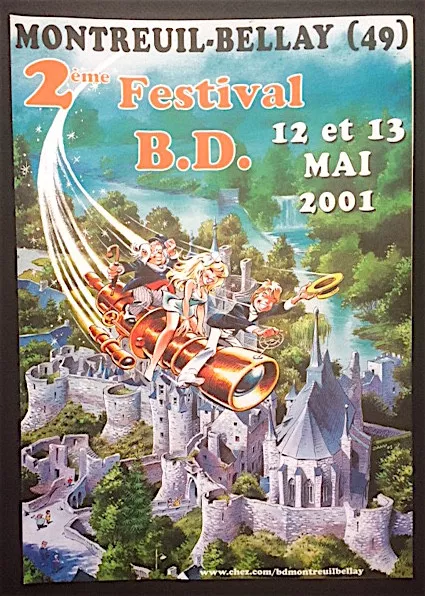 DANY - Olivier Rameau - Programme festival BD Montreuil-Bellay 2001 - TBE