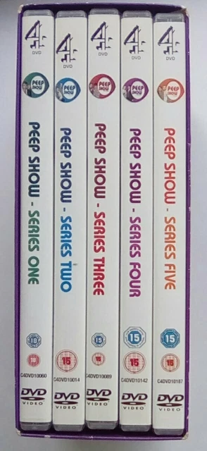 PEEP SHOW THE Complete Series 1-9 (DVD Box Set) REGION 2 VGC