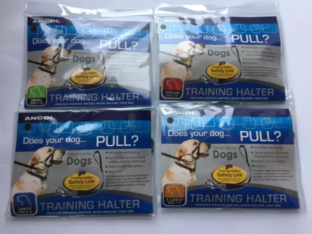 Ancol stops dogs pulling on lead Training Halter / Halti - Available in 4 sizes