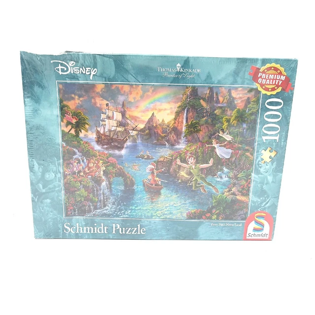SCHMIDT SPIELE THOMAS Kinkade Disney Peter Pan 1000 Teile Puzzle Game ...