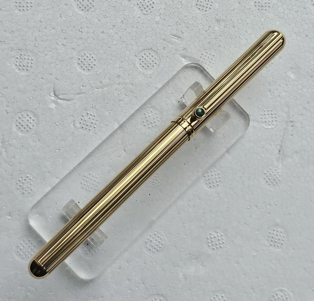Stylo Plume Américain Morrison Plaqué Or 18 Carats Circa 1930 - Occasion, ébonite