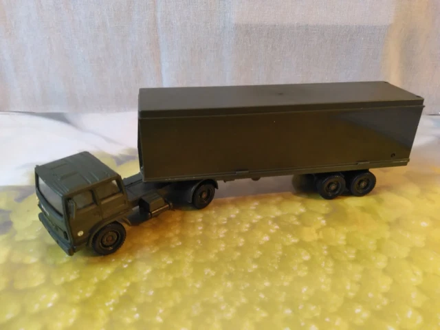 Solido 1/50 – Camion Renault G260 Semi-remorque Armée Française, Vert, Neuf Sous Boîte