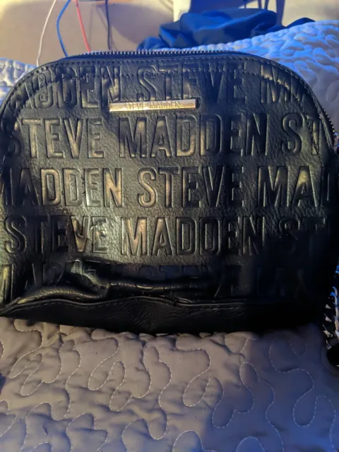 Black Leather Steve Madden Purse/ Handbag