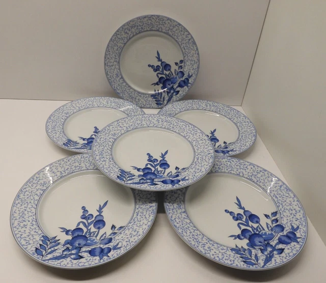 3 Assiettes Creuses California – Philippe Deshoulieres Limoges, Porcelaine 18,5 Cm