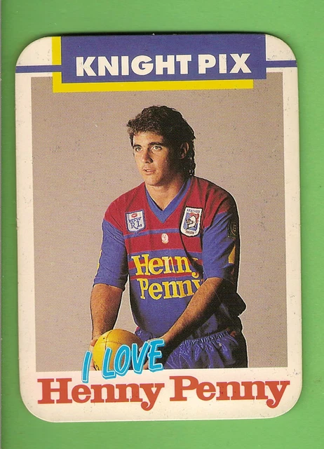 HENNY PENNY Newcastle Knights Rugby League Card Jeff Doyle