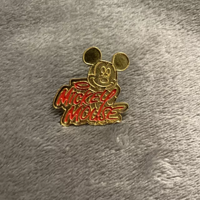 Disney Trading Pin Mickey Mouse Autograph Pin