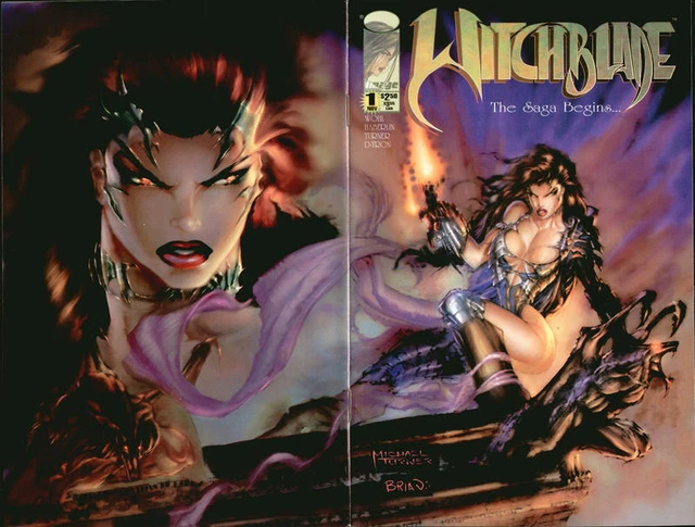 WITCHBLADE #1 F/VF, Michael Turner, Image Comics 1995 Stock Image