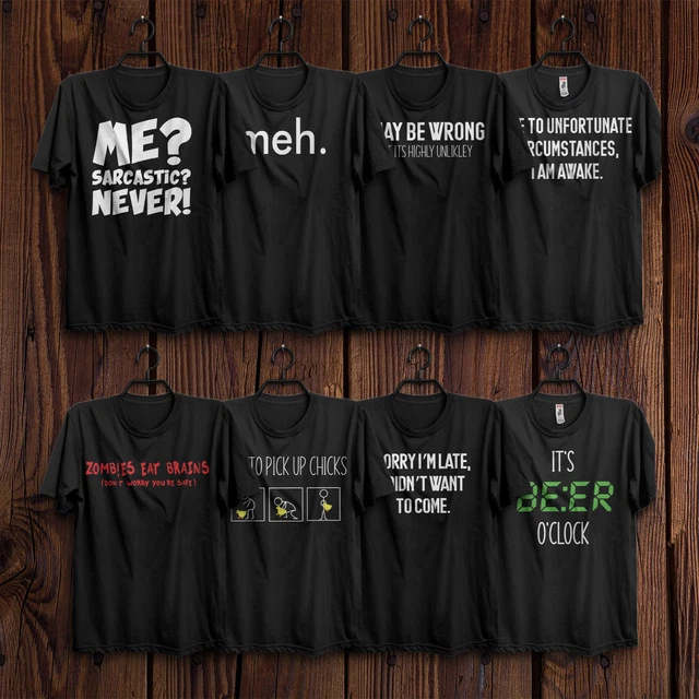 Mens Funny Tshirt Novelty Joke Shirt Tee Gift For Him Dad Birthday