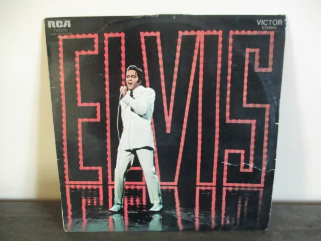 Rare 33 T Lp  " Elvis Presley "  French  1969 Rca 740579  Original  Biem