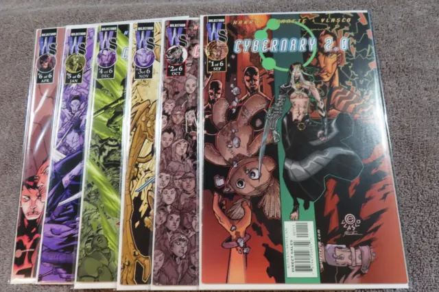 2001 WILDSTORM Comics CYBERNARY 2.0 #1-6 Complete Limited Series - NM/MT