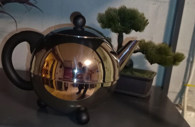 Bredemeijer Teekanne Bella Ronde 1,2l Edelstahl / schwarz 1245