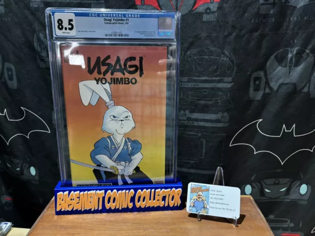 Usagi Yojimbo #1, Fantagraphics, CGC 8.5 White Pages Netflix Series Coming !!!!