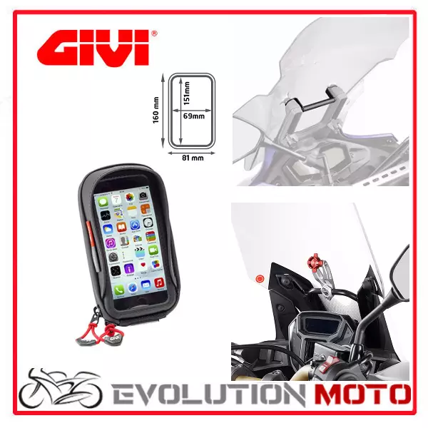 Kit Traversino + Porta Smartphone + S902A Honda Forza 750 2021 > 2022 Givi