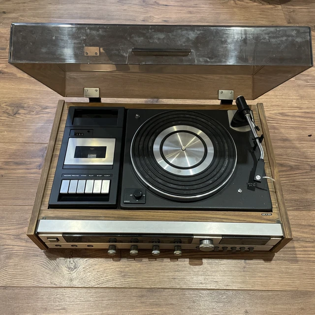 VINTAGE SANYO MUSIC Centre, Turntable Cassette Deck Radio, For Spares