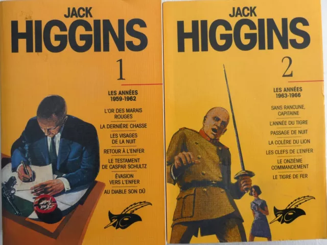 Roman policier neuf intégrale Jack Higgins vol 1 et Vol 2 Le Masque livre