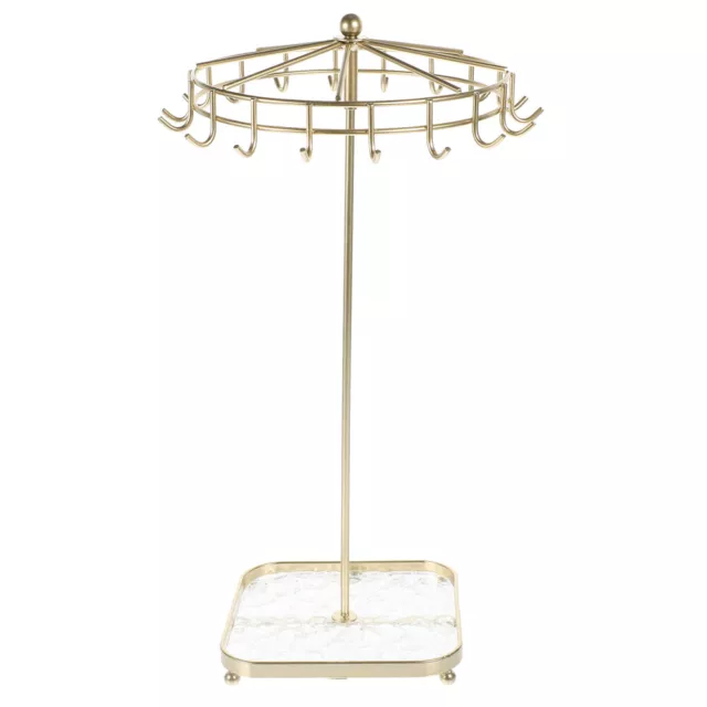 Swivel Necklace Holder Minimalist Design Earring Hanging Rack