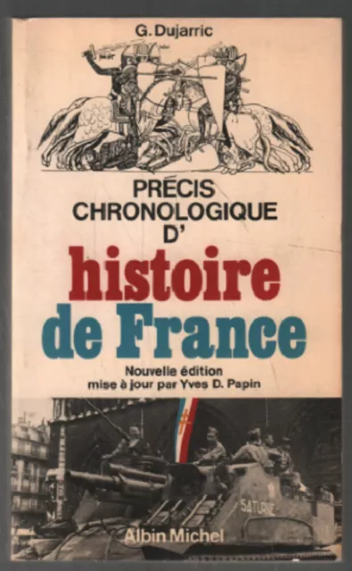 Précis chronologique d'histoire de france | Dujarric | Bon état