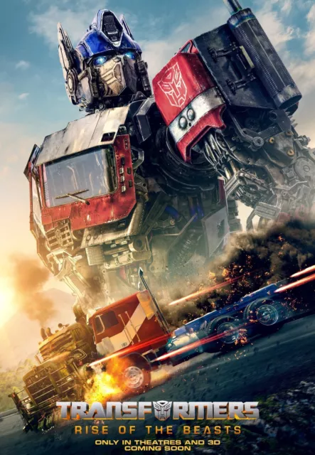 Transformers Rise Of The Beasts Movie Poster Premium Wall Art Print Size A5-A1