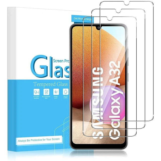Verre Trempé pour Samsung Galaxy A22 A52s A33 4G 5G A32 A13 A12 A02s A03s Pack 2
