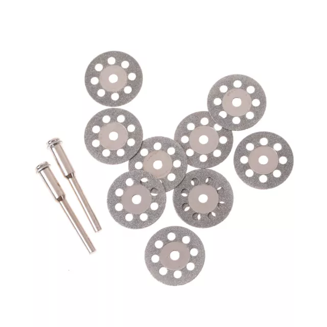 10x 20mm Diamond Cutting Disc Metal Grinding Wheel Disc for Drill Rotary Too:da