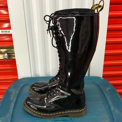tall black dr martens