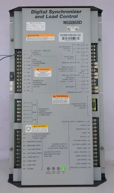 Woodward 9905-363 Digital Synchroneinrichtung Und Ladung Kontrolle