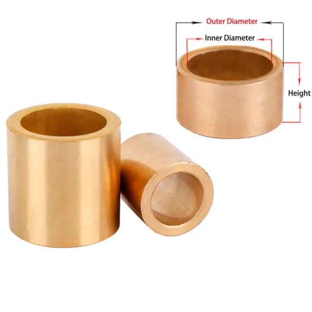 Bronze Bushing Bearing Sleeveing Oil Filled Sintered Sleeve Bearing 125 Sizes