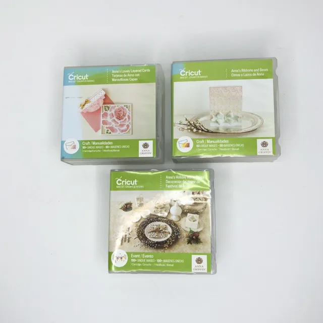 3 Cricut Cartridges Anna Griffin Link Status Unknown Anna's Holiday Home Decor