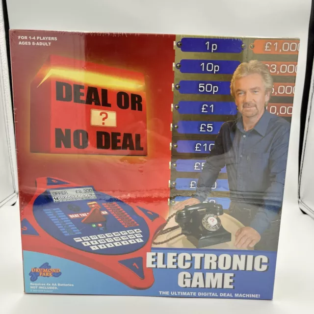 Deal Or No Deal Electronic Game Drumond Park - BRAND NEW and SEALED - FREE P&P