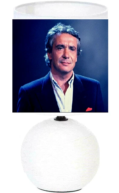 Lampe De Chevet Céramique David Bowie - Rouge - Fait Main France - NEUVE