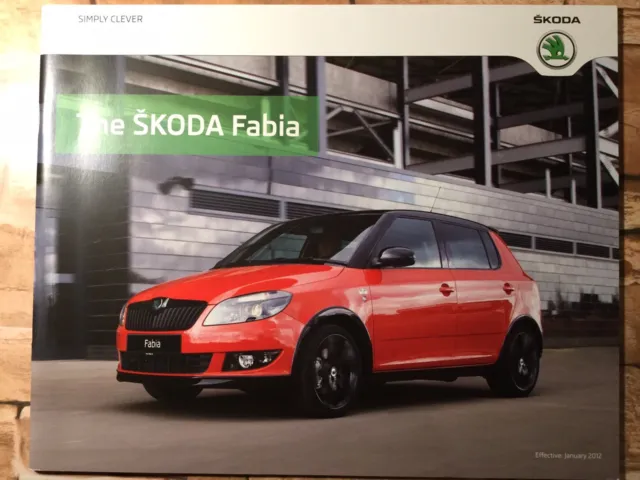 Skoda Fabia Car Brochure - January 2012