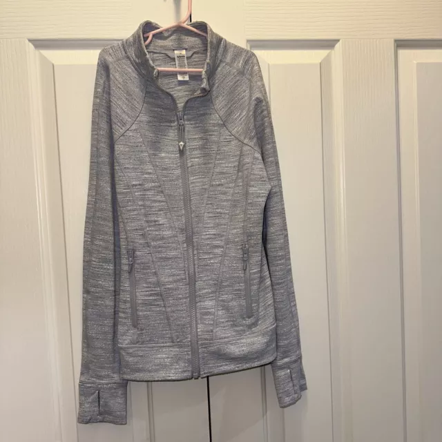 Ivivva By Lululemon. Perfect Practice Jacket Girls Size 14 Gray.