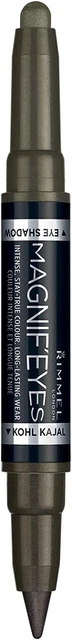 Rimmel Magnif'Eyes Duo Eyeshadow and Liner  09 Mossy Magic1.6 g Pack of 1