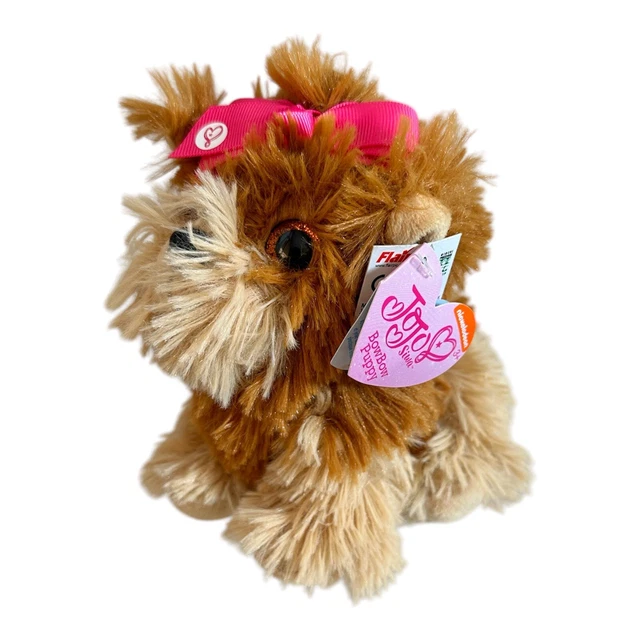 JOJO SIWA DOG Soft Toy BowBow Puppy Plush With Tags Small Yorkshire