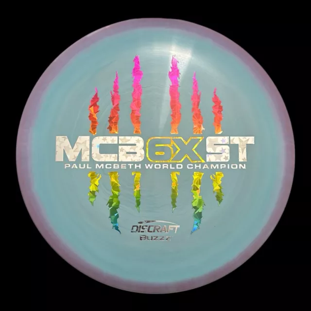 Discraft Paul McBeth 6X McBeast ESP Buzzz Swirly 177g+ NEW