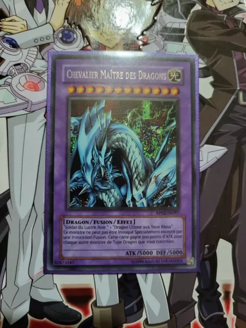 Yu-Gi-Oh! Chevalier Maître des Dragons RP02-FR097 Secrète rare  + cadeau