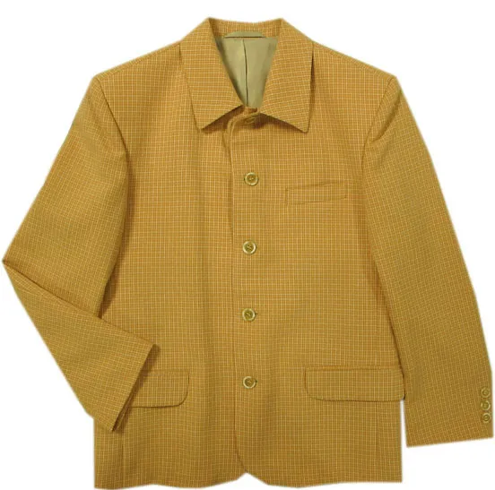 Whoopi  Sakko Jacket Jacke festlich Blazer Gelb kariert Kinder Jungen Gr.146,170