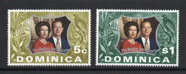 Dominica - 1972 - Royal Silver Wedding, MNH Set