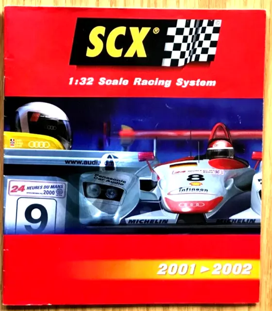 SCX CATALOGUE 2001 / 2002 UK Slot Car Racing (Scalextric / Fly / Carrera)