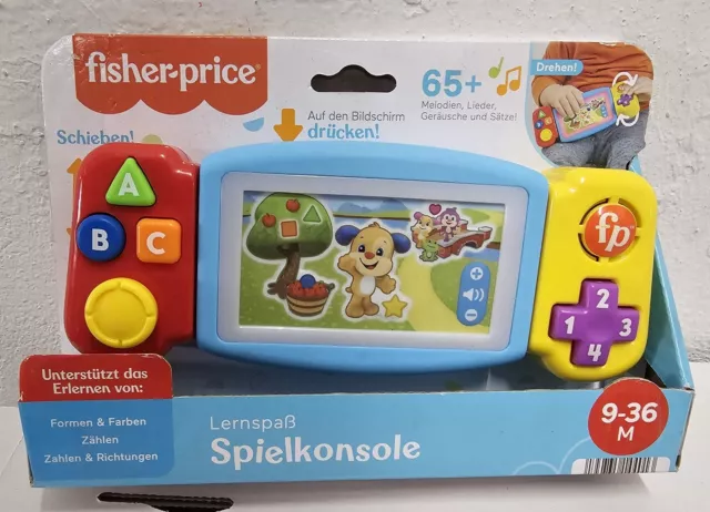 FISHER PRICE Lernspaß Spielkonsole (Formen Farben Zählen Zahlen Richtungen)