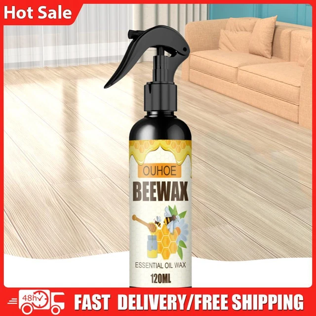 Pulitore legno cera d'api 120 ml spray resistente all'usura per pavimenti in legno mobili