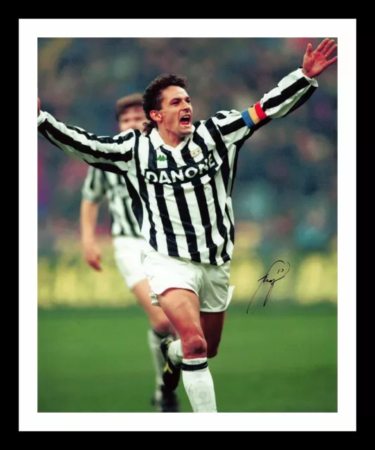 Roberto Baggio - Juventus Autographed Signed & Framed Photo