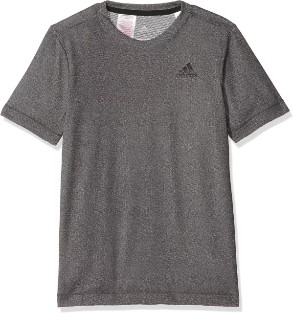 adidas Jungen Training Knit T-Shirt Kurzarmshirt, Grau, 116