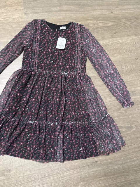 New Next Girls Floral Dress Size 9 Years