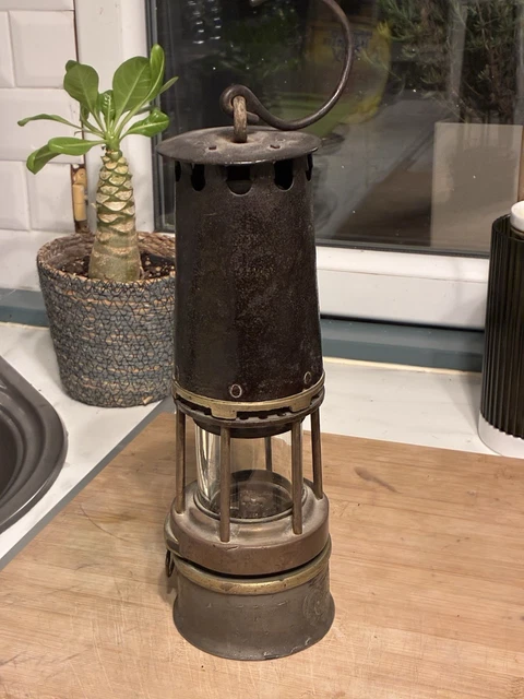 Lampe De Mines Acétylène F.lli Santini – Lanterne Ancienne – WWII 1940 – Rare