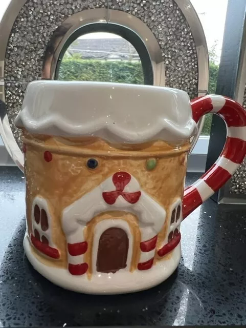 Gingerbread House Mug Tea Coffee Hot Chocolate Christmas Eve Mug 3D Adorable