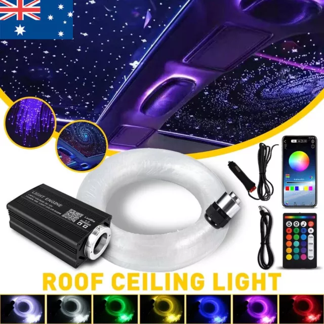 500 Home Car Headliner Star Light kit Roof Remote Fiber Optic Ceiling Lights APP