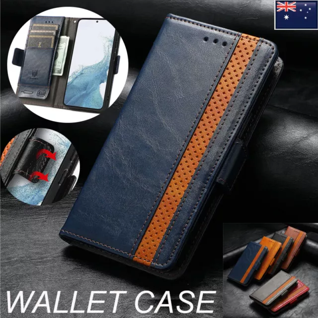 Wallet Case For Samsung A04S A54 A55 A15 A34 A14 A23 A53 A73 RFID Blocking Cover